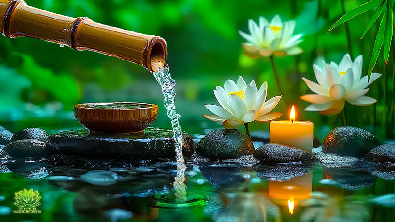 Relaxing Spa Music - Beautiful Peaceful, Calm Music, Meditation, Nature Sounds, Bamboo Water Sounds