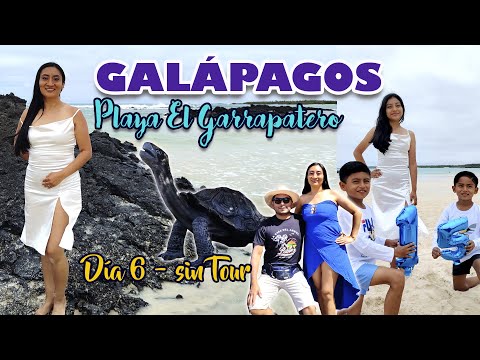 GALAPAGOS SIN TOUR DIA 6 - PLAYA EL GARRAPATERO