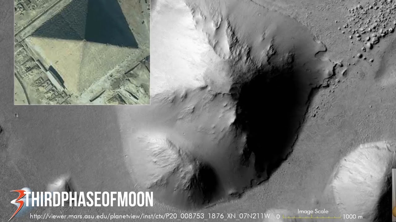 HUGE Egyptian Pyramid Discovered On Mars?