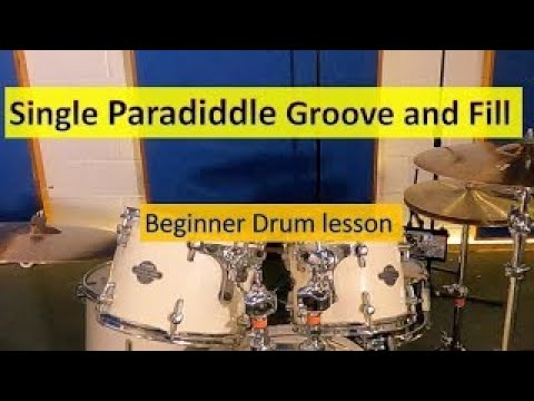 Single Paradiddle groove and fill lesson