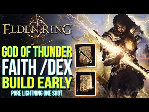 Elden Ring - Best ONE SHOT Pure Lightning INCANTATIONS For Early Mid Game | Elden Ring Best Builds