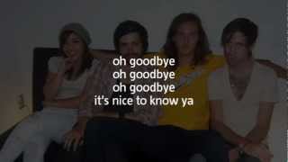 The Colourist - Oh Goodbye {Lyric Video}