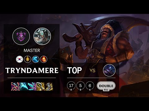 Tryndamere Top vs Jax - KR Master Patch 11.18