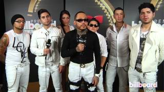 Los Kumbia All Starz backstage Q&A at the Billboard Mexican Music Awards 2013