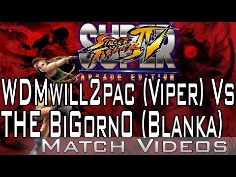WDMwill2pac (Viper) Vs THE BiGorn0 (Blanka) SSF4 AE 2012 Match Video 1080p HD Super Street Fighter 4