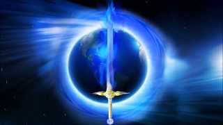 Astrea Circle and Sword of Blue Flame Over Earth