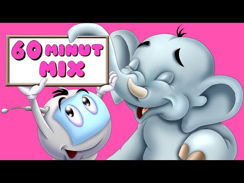 Mini Bambini Kids - NAUKA SŁÓW I PIOSENKI DLA DZIECI 60 MINUT 🎧KOLORY | OWOCE | WARZYWA | POLICJANT