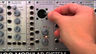 Video thumbnail for Doepfer A174 Joystick Controlled CV basics by Raul's World of Synths