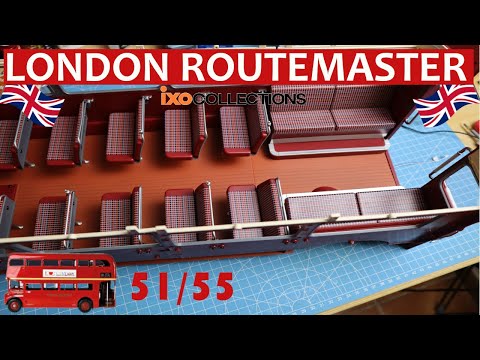 Assemble the 1961 London Routemaster Bus RM857 @IXOCOLLECTIONS 51/55