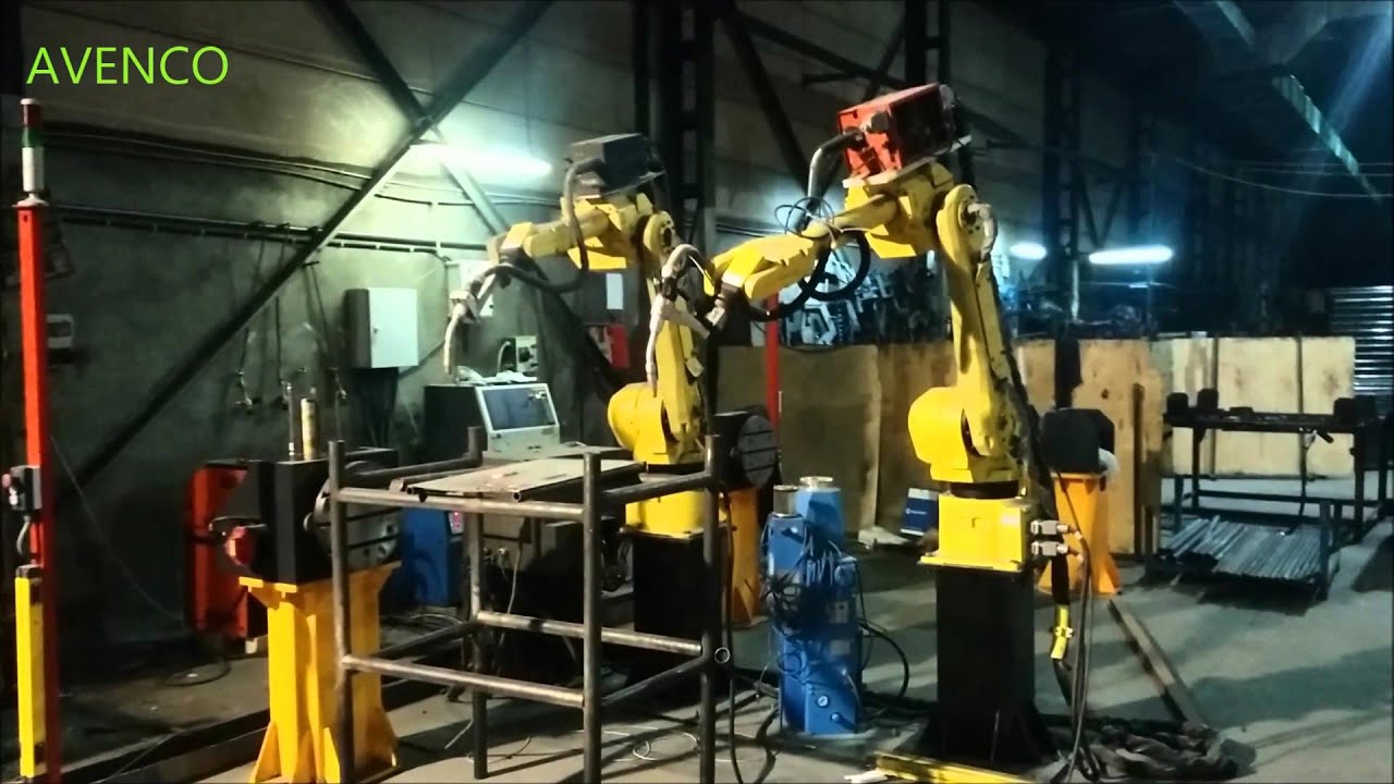 FANUC ARCMATE120IBE & 120IB/10L GAZALTI KAYNAK ROBOTLARI (ARC WELDING TWIN ROBOTS)