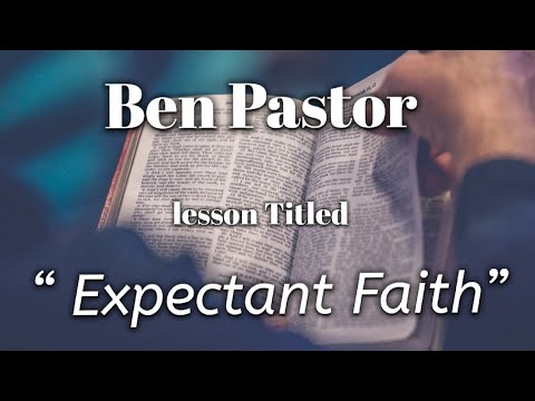 Expectant Faith / Luke 8:41-42 / 02-04-24 (Sunday School)
