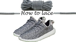 Ways to lace Yeezy boost 350
