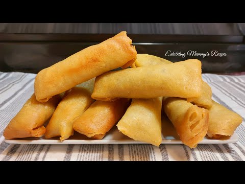 how to prepare spring rolls at home/ghana food/spring rolls ghana style