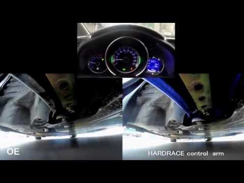 HARDRACE HONDA NEW FIT FRONT CONTROL ARM BUSHING TEST