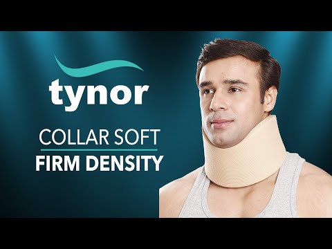 How to wear Tynor Collar Soft Firm Density for good support & mild immobilization of the neck