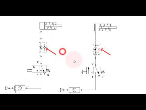 Basic Pneumatic Circuit Part 1|| Single Acting Cylinder