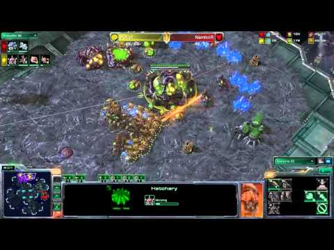 CSN SC2 - viOlet vs NamhciR - Map 1 - Rundown #3 with Rance and Gwin