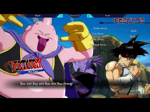 FT7 Slash (Kid Buu/Kefla/DBS Broly) vs Fruit (Ginyu/Majin Buu/Bardock)