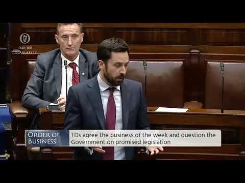 Deputy Eoin Ó Broin - Order of Business - 15.01.2019