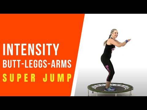 Jill Cooper's Rebounding SuperJump Intensity Workout for butt, legs and arms