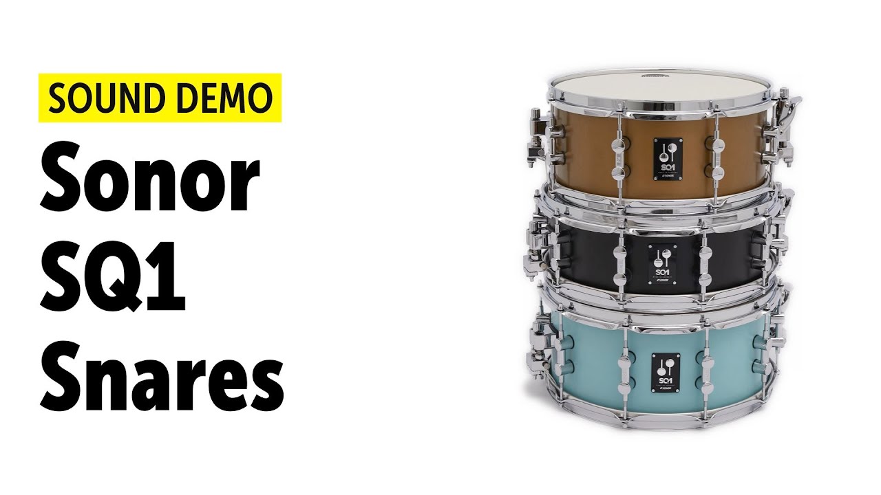 Sonor SQ1 14x6.5 Snare Drum - Satin Copper Brown