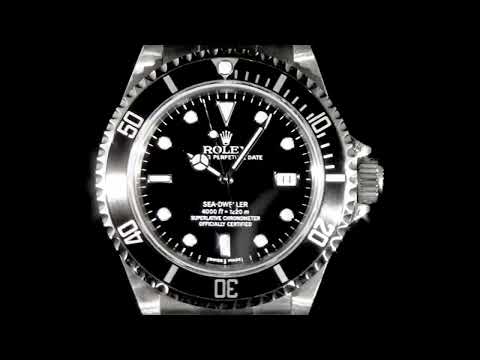 Men's Stainless Steel Rolex Sea-Dweller Automatic Wristwatch