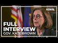 FULL INTERVIEW: Oregon Governor Kate Brown discusses COVID-19 restrictions, mask mandates and more
