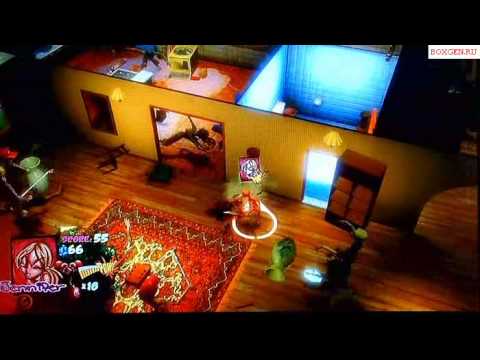 monster madness battle for suburbia xbox 360 gameplay