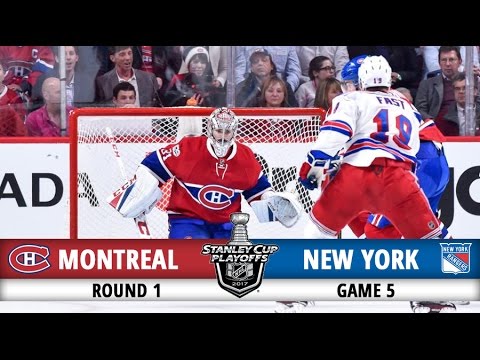 Montreal Canadiens vs New York Rangers | Round 1 Game 5 | 2017 Playoffs Highlights