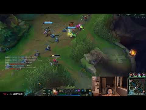 Tyler1 discovers new singed 2v3 level 1 botlane meta