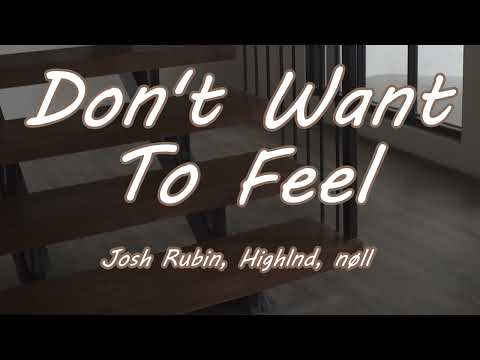 Don't Want To Feel - Josh Rubin, Highlnd, nøll [Lyrics]