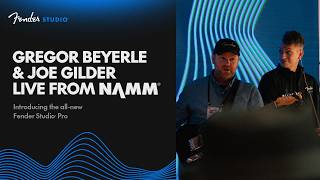 Video thumbnail for Gregor Beyerle & Joe Gilder introduce Fender Studio Pro | The NAMM Show 2026 | Fender Studio by Fender Studio
