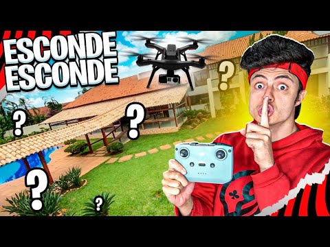 TRAPACEEI NO ESCONDE ESCONDE USANDO UM DRONE