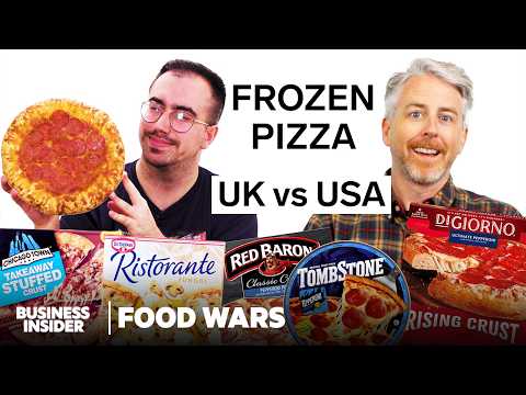 美國與英國冷凍比薩 | 美食大戰 | Insider Food (US vs UK Frozen Pizza | Food Wars | Insider Food)