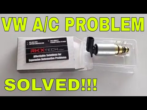 VW Jetta TDI AC Not working ?  Compressor Valve replacement Valeo compressor