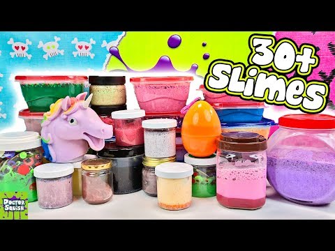 Mixing HUGE Slime Smoothie! 30+ Satisfying Slimes!