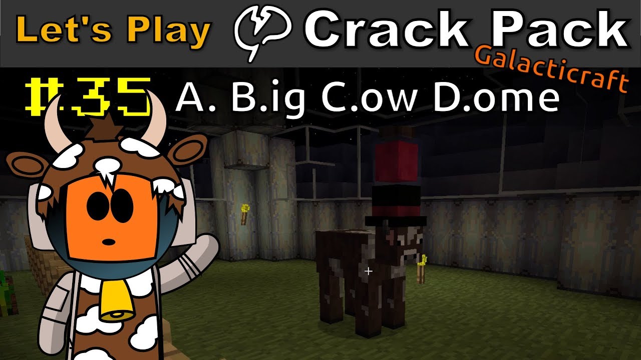 Minecraft - CrackPack #35 | A Big Cow Dome