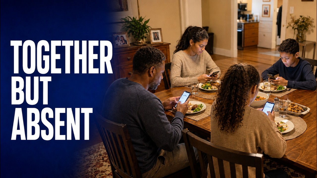 The Family That Eats Dinner on Separate Screens