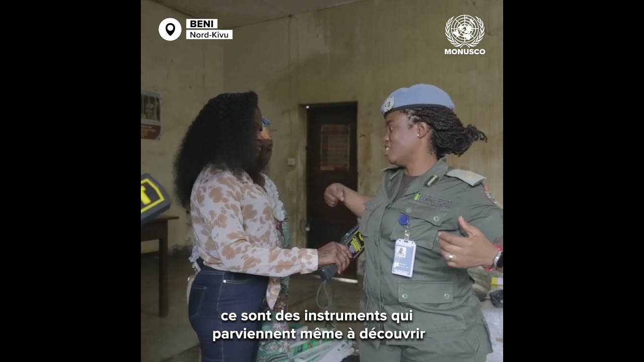 La MONUSCO renforce la sécurité de la prison urbaine de Beni