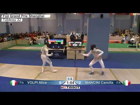 2019 457 T32 16 F F Individual Shanghai CHN GP 8 MANCINI ITA vs VOLPI ITA