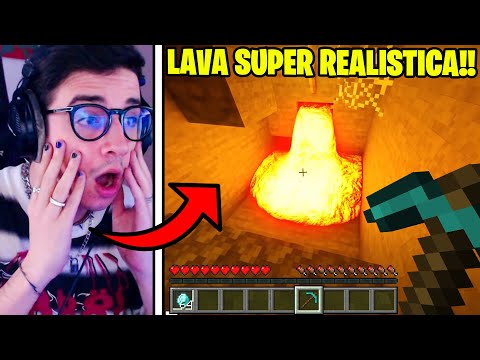 REAGISCO A MINECRAFT SUPER REALISTICO!!