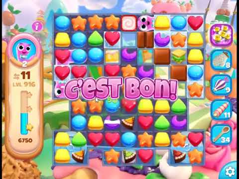 Cookie Jam Blast Level 916 - NO BOOSTERS 🍪 | SKILLGAMING ✔️