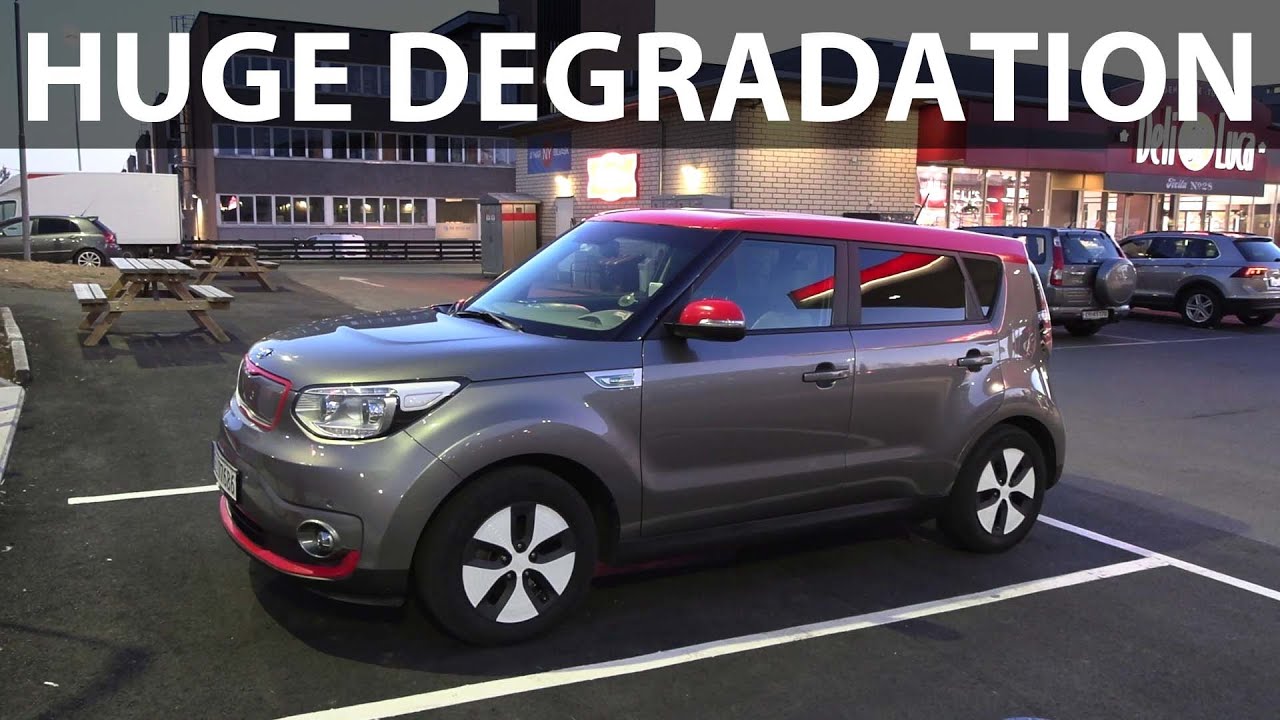 2015 Kia Soul 27 kWh 7 years/100k km battery degradation test