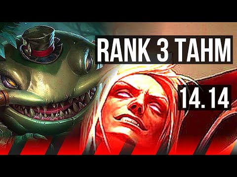 TAHM KENCH vs VLADIMIR (TOP) | Rank 3 Tahm, 1100+ games, 3/2/12 | VN Challenger | 14.14