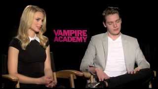 Lucy Fry and Dominic Sherwood Interview - Vampire Academy