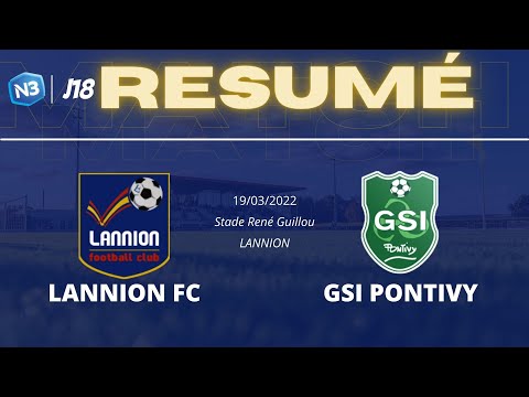 [J18|N3] : LANNION FC 3-1 GSI PONTIVY