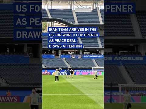 Iran team arrives in the US for World Cup opener as peace deal draws attention#worldnow