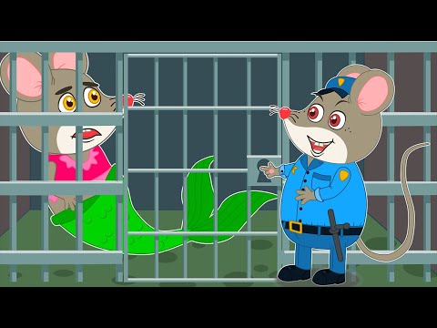 The Mouse Patrol Cartoon for kids - Mermaid pretend Playing - funny full episode #123