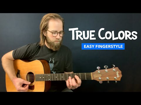 Guitar lesson for "True Colors" from Trolls (Justin Timberlake & Anna Kendrick)