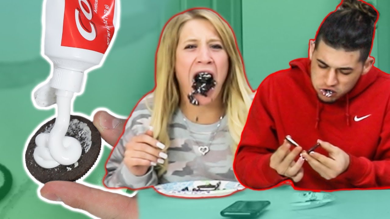 TOOTHPASTE IN OREO PRANK  *HILARIOUS REACTIONS*
